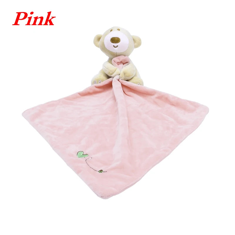 Baby Kids Comforter Washable Blanket Teddy Bear Soft Smooth Toy Plush Stuffed Baby Towel