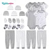 24pcs  New Born Baby Clothes Sets Star Print Baby Boy Clothing Set 100%cotton Baby Gift Set