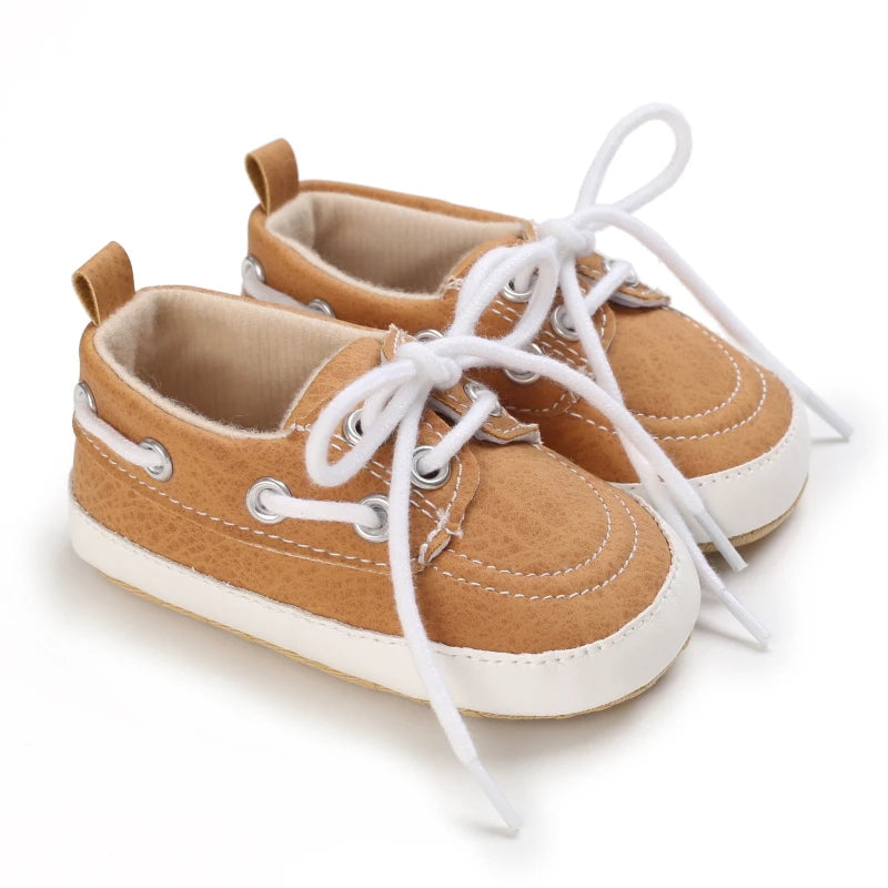 New Baby Boy Girl Small Gentleman Baptism Shoes Toddler Soft Sole Anti-slip First Walkers Infant Newborn Crib Shoes Moccasins