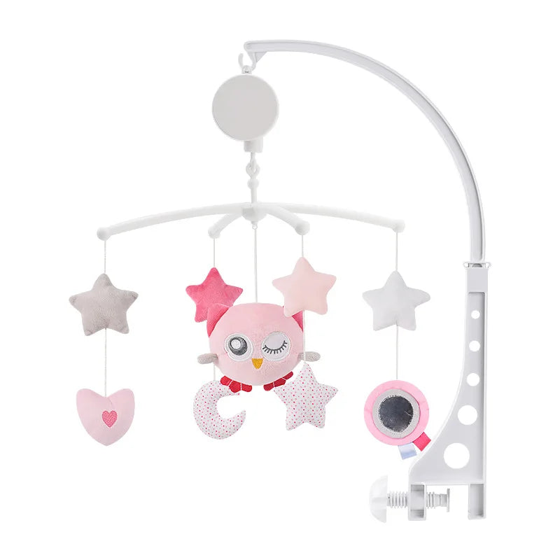 Baby Crib Mobiles Rattles Music Educational Toys Bed Bell Carousel for Cots Infant Baby Toys 0-12 Months for Newborns Gifts
