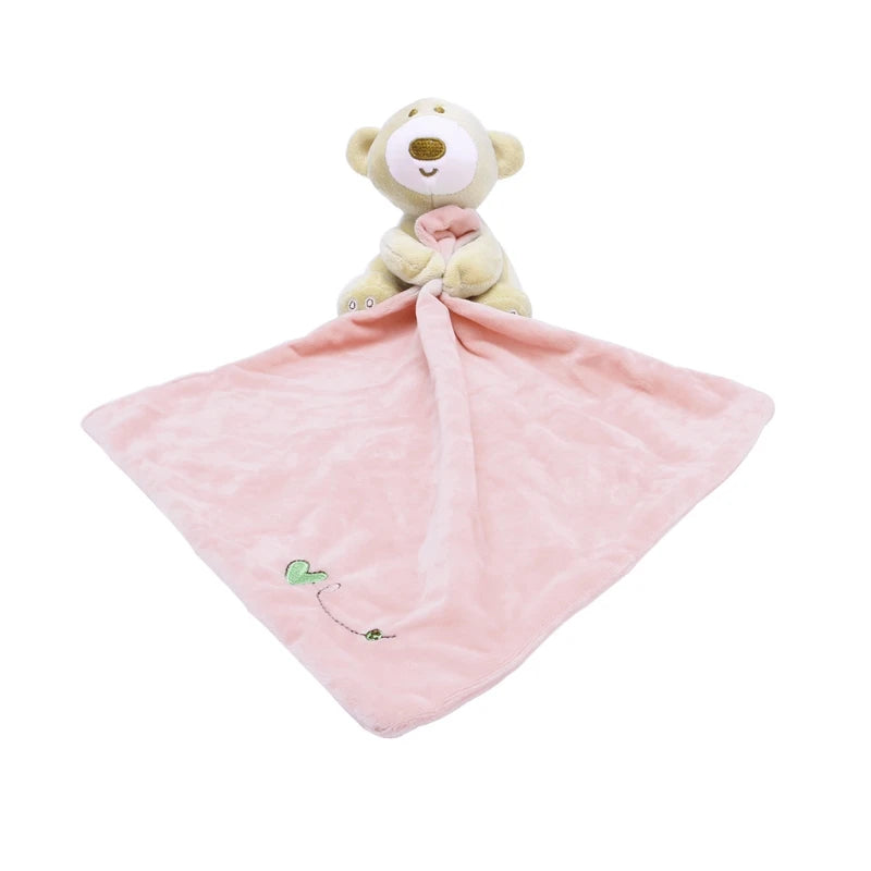 Baby Kids Comforter Washable Blanket Teddy Bear Soft Smooth Toy Plush Stuffed Baby Towel