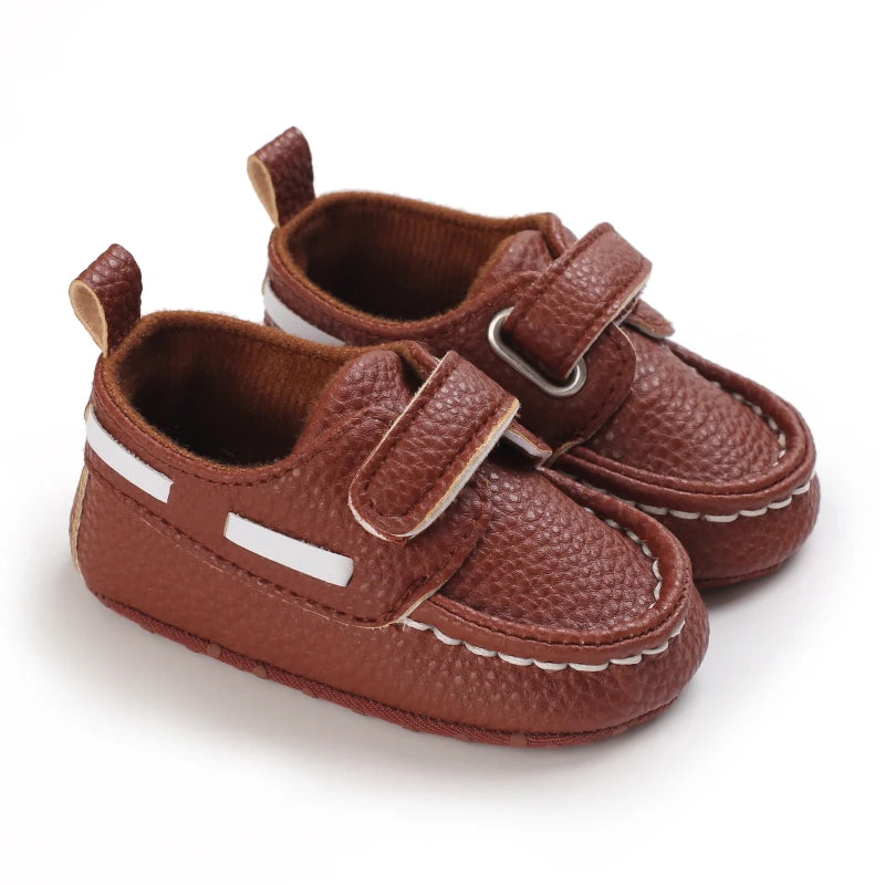 New Baby Boy Girl Small Gentleman Baptism Shoes Toddler Soft Sole Anti-slip First Walkers Infant Newborn Crib Shoes Moccasins