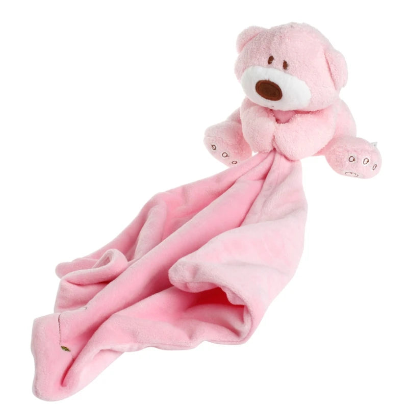 Baby Kids Comforter Washable Blanket Teddy Bear Soft Smooth Toy Plush Stuffed Baby Towel