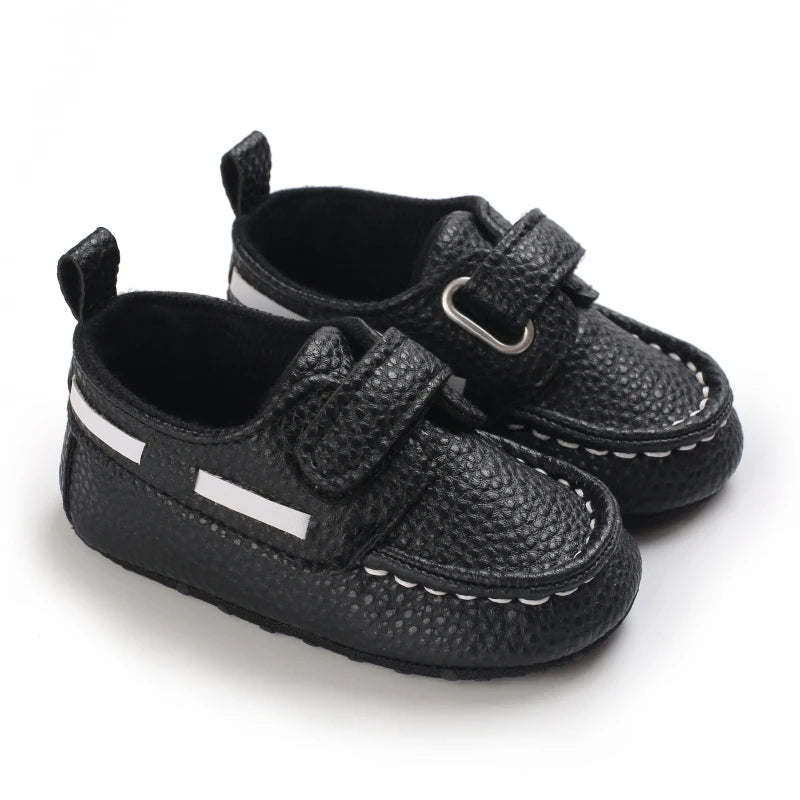 New Baby Boy Girl Small Gentleman Baptism Shoes Toddler Soft Sole Anti-slip First Walkers Infant Newborn Crib Shoes Moccasins