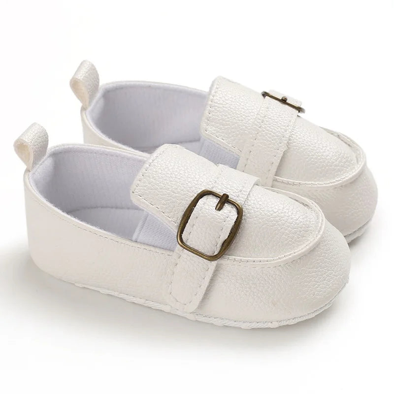 New Baby Boy Girl Small Gentleman Baptism Shoes Toddler Soft Sole Anti-slip First Walkers Infant Newborn Crib Shoes Moccasins