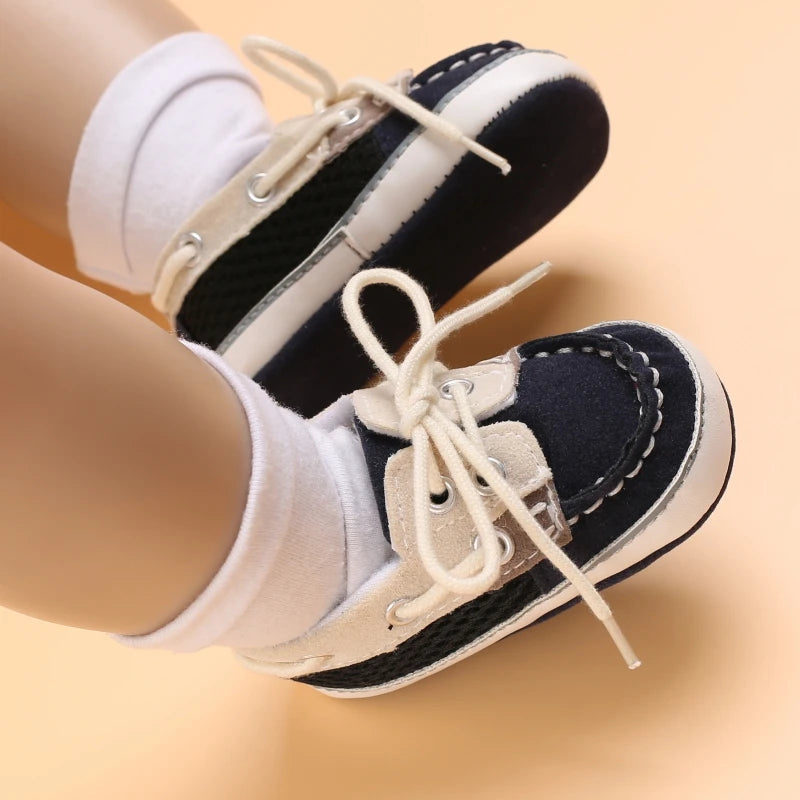 New Baby Boy Girl Small Gentleman Baptism Shoes Toddler Soft Sole Anti-slip First Walkers Infant Newborn Crib Shoes Moccasins
