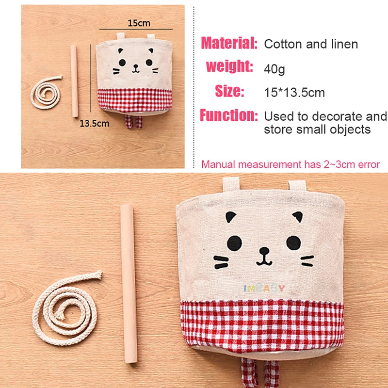 Baby Bed Set Bed Hanging Storage Multi-Function Bag Newborn Bedside Crib Organizer Diapers Pocket For Baby Bedding Set