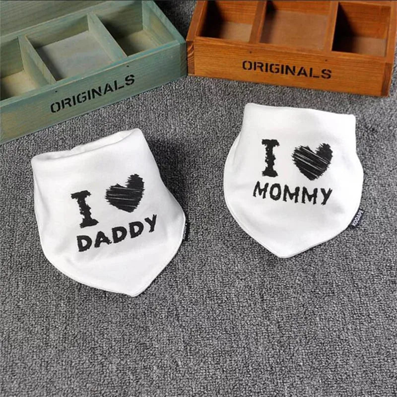 Hot sale 2 Pcs/lot Baby Bibs Bandana Cotton Double Layers Drool Bib Child Boys &Girls Triangle Bibs Bandana Infant Towel DS19