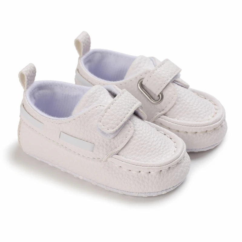 New Baby Boy Girl Small Gentleman Baptism Shoes Toddler Soft Sole Anti-slip First Walkers Infant Newborn Crib Shoes Moccasins