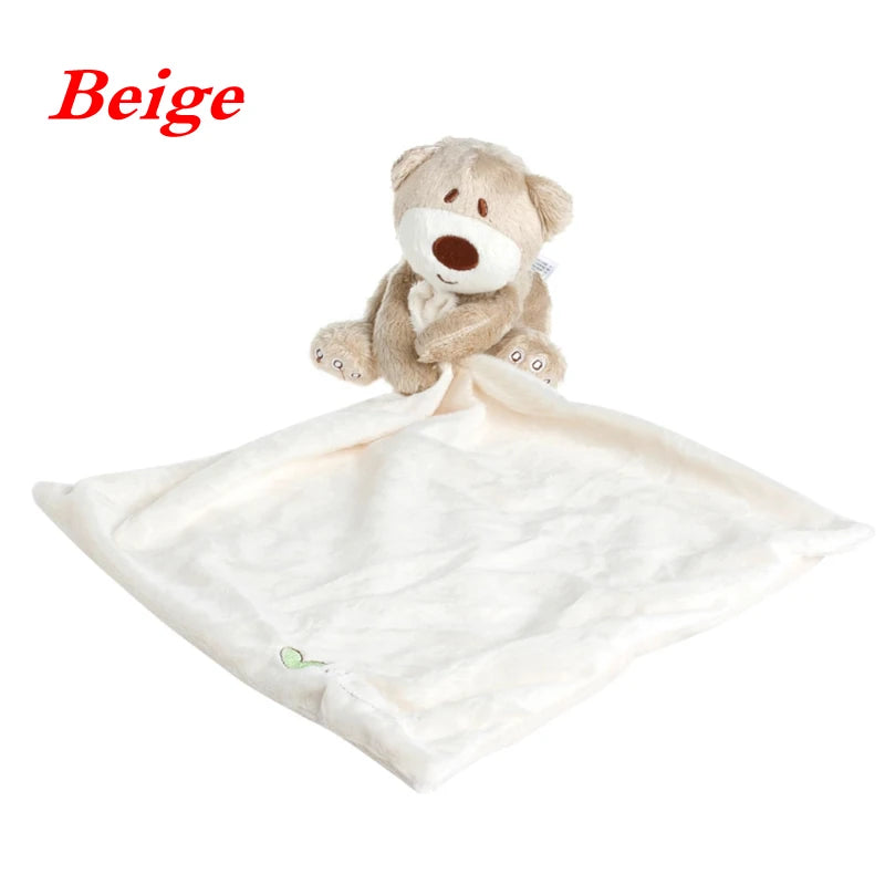 Baby Kids Comforter Washable Blanket Teddy Bear Soft Smooth Toy Plush Stuffed Baby Towel