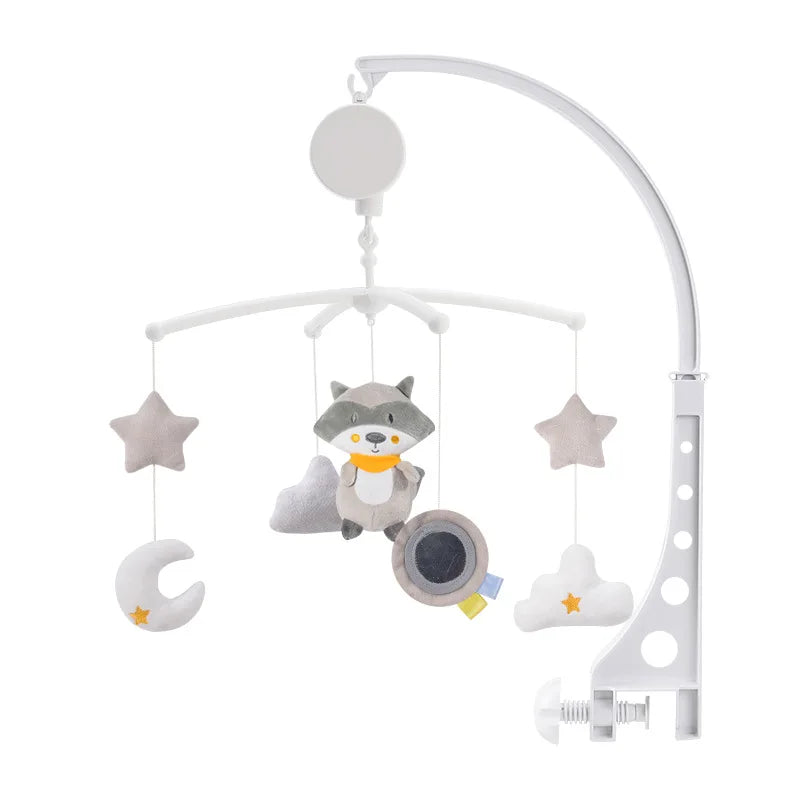 Baby Crib Mobiles Rattles Music Educational Toys Bed Bell Carousel for Cots Infant Baby Toys 0-12 Months for Newborns Gifts
