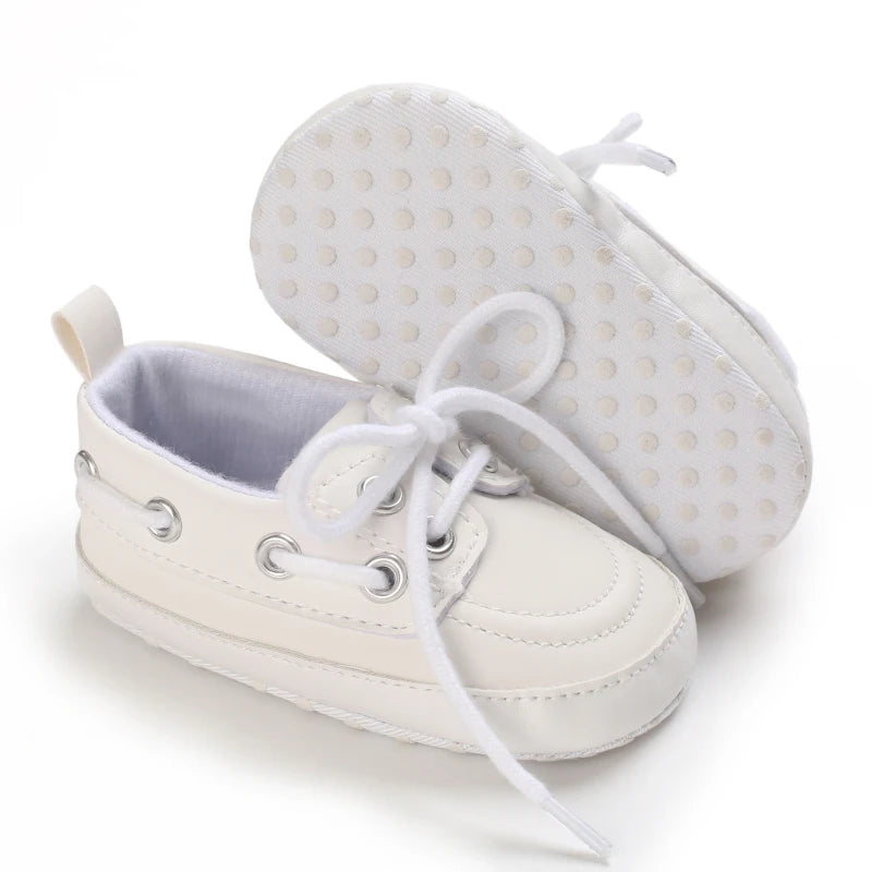 New Baby Boy Girl Small Gentleman Baptism Shoes Toddler Soft Sole Anti-slip First Walkers Infant Newborn Crib Shoes Moccasins