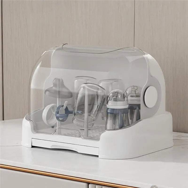 Dustproof Baby Bottle Organizer, For Breast Milk Storage-Covered Bacterial Protection Container, Kitchen And Bambino Bathroom
