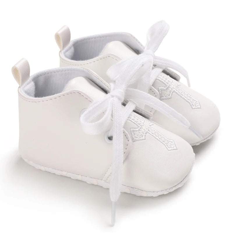 White Baby Shoes Casual Shoes For Boys And Girls Soft Bottom Shoes Sneakers For Fresh Comfort Fashion First Walkers