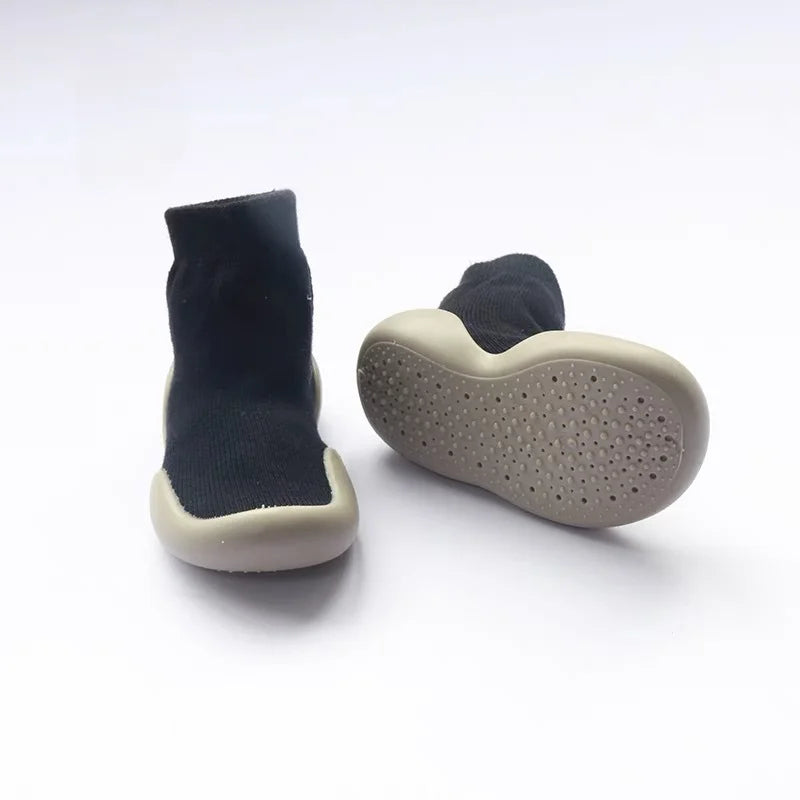 Baby Walking Shoes Spring and Autumn Children's Solid Color Anti Slip Children's Shoes Socks Floor Socks for Boys and Girls