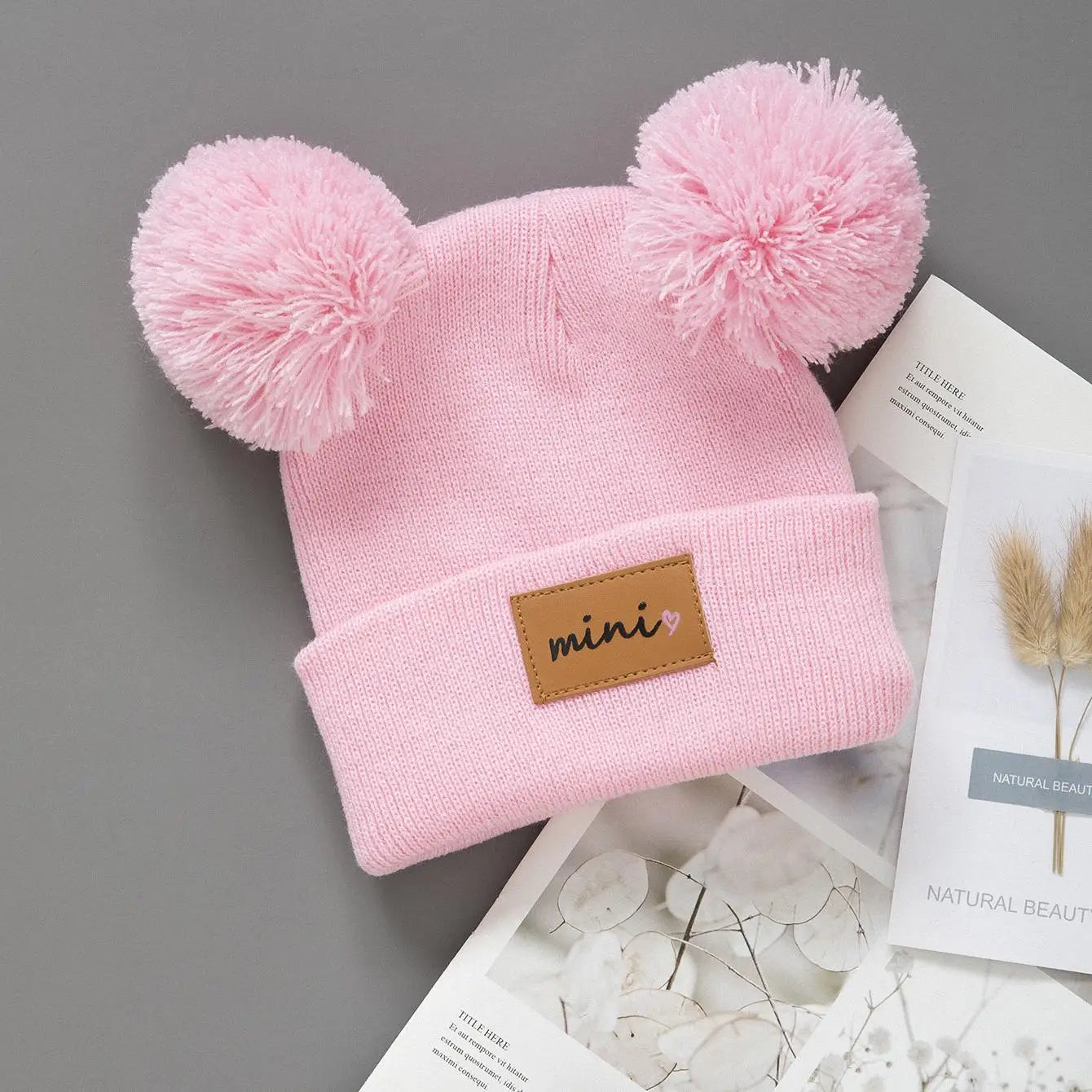 1/2pcs newborn Baby Winter Hat Kids Beanie Cap for Girls Boys Infant Accessories Children Hats Elastic 0-3Y toddler girl boy hat