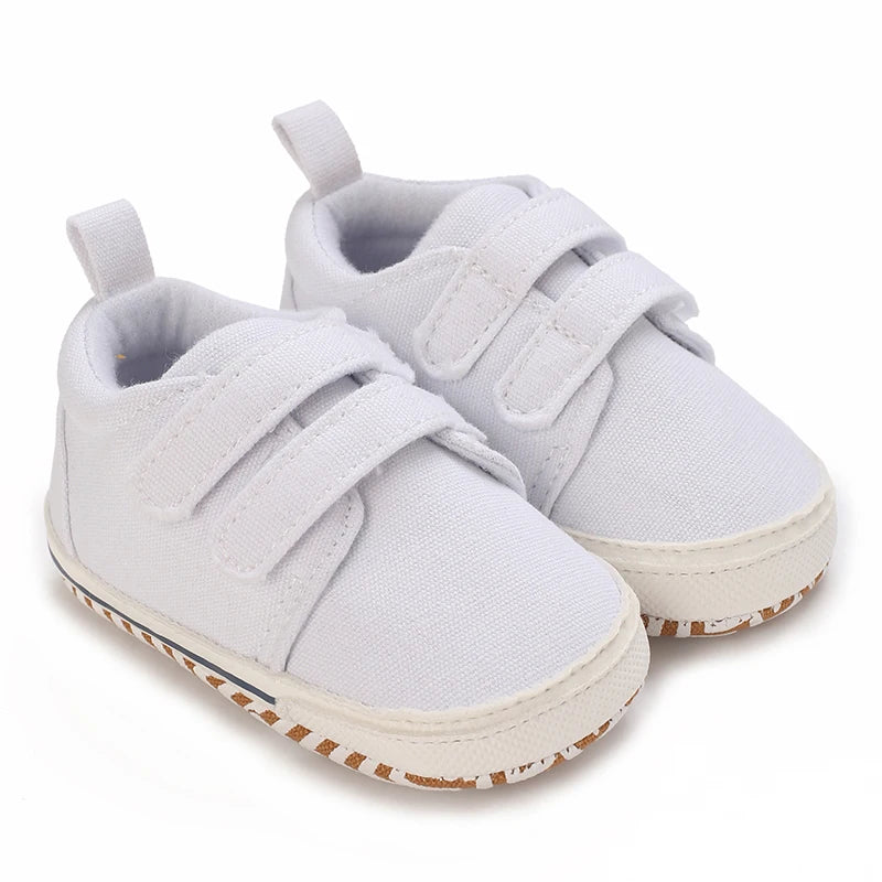 White Baby Shoes Casual Shoes For Boys And Girls Soft Bottom Shoes Sneakers For Fresh Comfort Fashion First Walkers