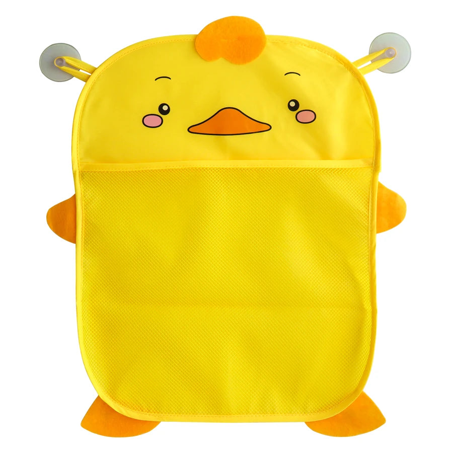 Mother Kids Baby Bath Toys Storage Bag Strong Suction Cups Bath Game Bag Bathroom Organizer Water Toy Baby Items
