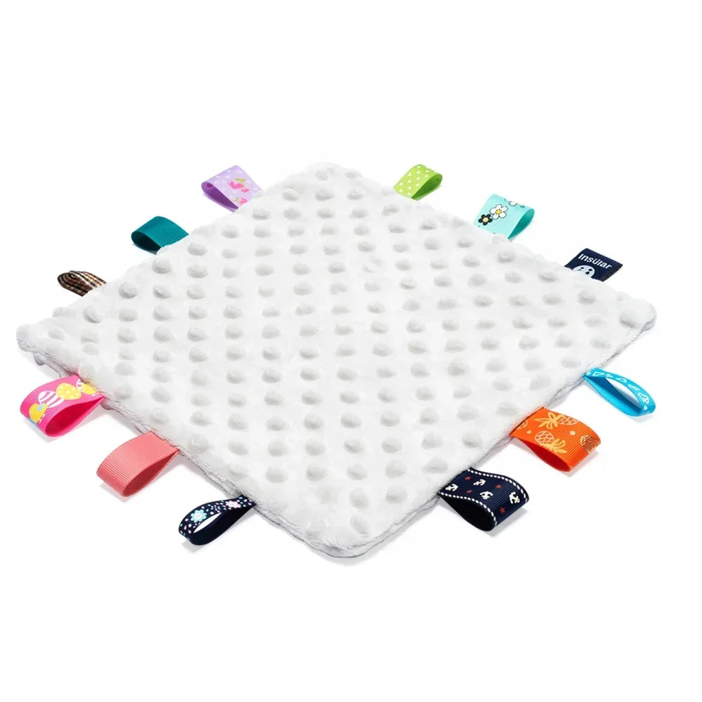 Newborn Baby Cotton Soothe Appease Towel Calm Wipes Kids Infant Towel Blanket Cute Soft Square  Plush Comforting Taggies Blanket