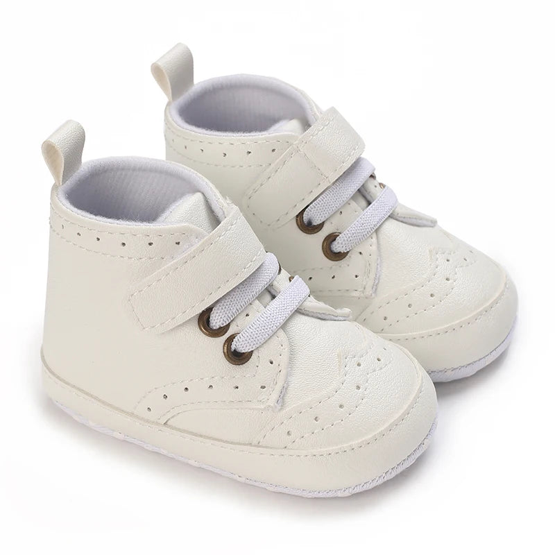 White Baby Shoes Casual Shoes For Boys And Girls Soft Bottom Shoes Sneakers For Fresh Comfort Fashion First Walkers