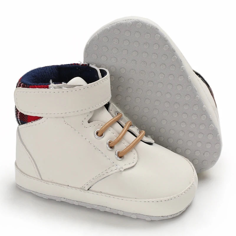 White Baby Shoes Casual Shoes For Boys And Girls Soft Bottom Shoes Sneakers For Fresh Comfort Fashion First Walkers