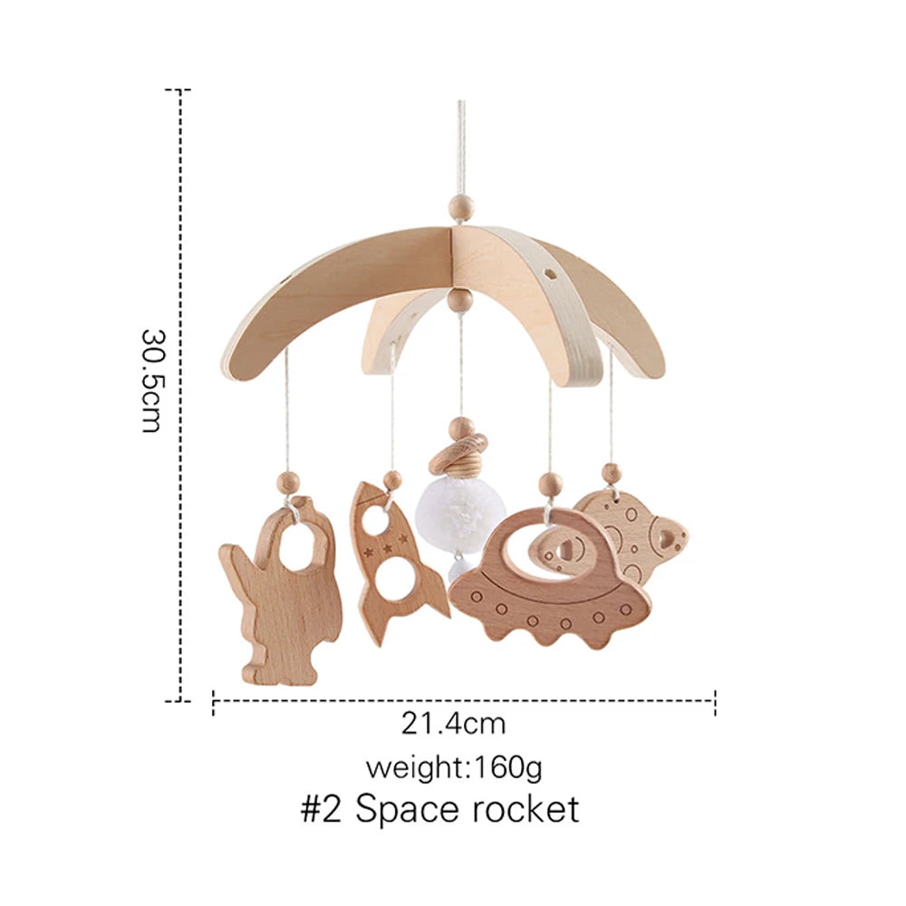 Baby Mobile for Crib Toys 0-12 Months For  Newborn Bed Bell Toddler Rattles Gift For Kids