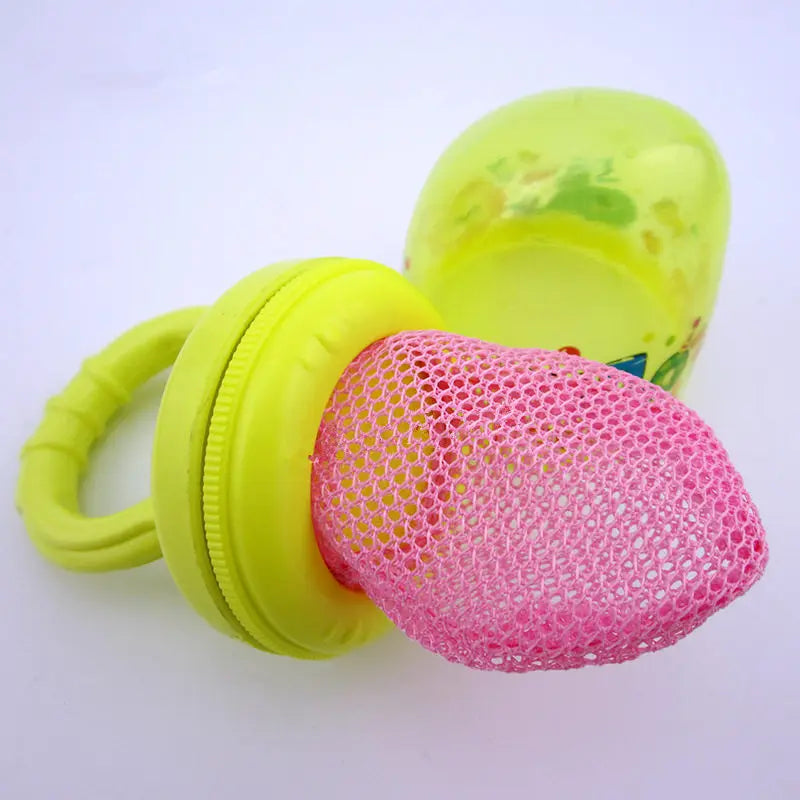 Baby Pacifier Fresh Food Nibbler Feeder soother Newborn Safety Feeding Nipple Mesh Bag Chew Fruits Vegetables Chupeta Soother
