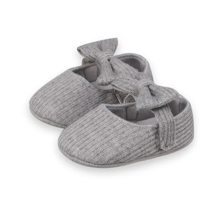 Baby shoes, princess shoes, wool bow baby shoes, soft-soled anti-slip walking shoes