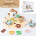 Children's simulation wooden toys, tea set sets, pretend games, baby educational toys, birthday and holiday gifts