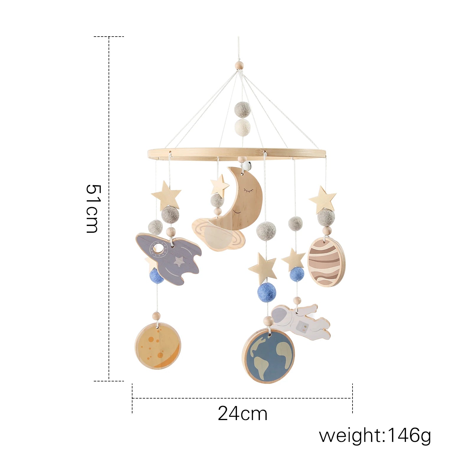Baby Mobile for Crib Toys 0-12 Months For  Newborn Bed Bell Toddler Rattles Gift For Kids