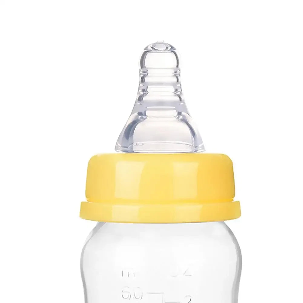 Natural Mini Nursing Bottle Standard Caliber For Newborn Baby Drinking Water Feeding Milk Fruit Juice