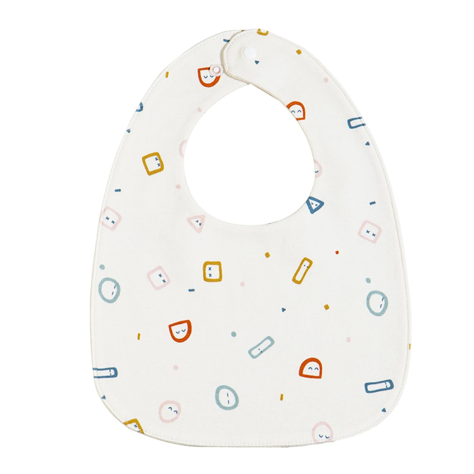 INSULAR Baby Bibs Newborn Cotton Soft Saliva Towel Infant Feeding Cloth Muslin Stuff Printing Pinny Waterproof U-shaped 3 Layers