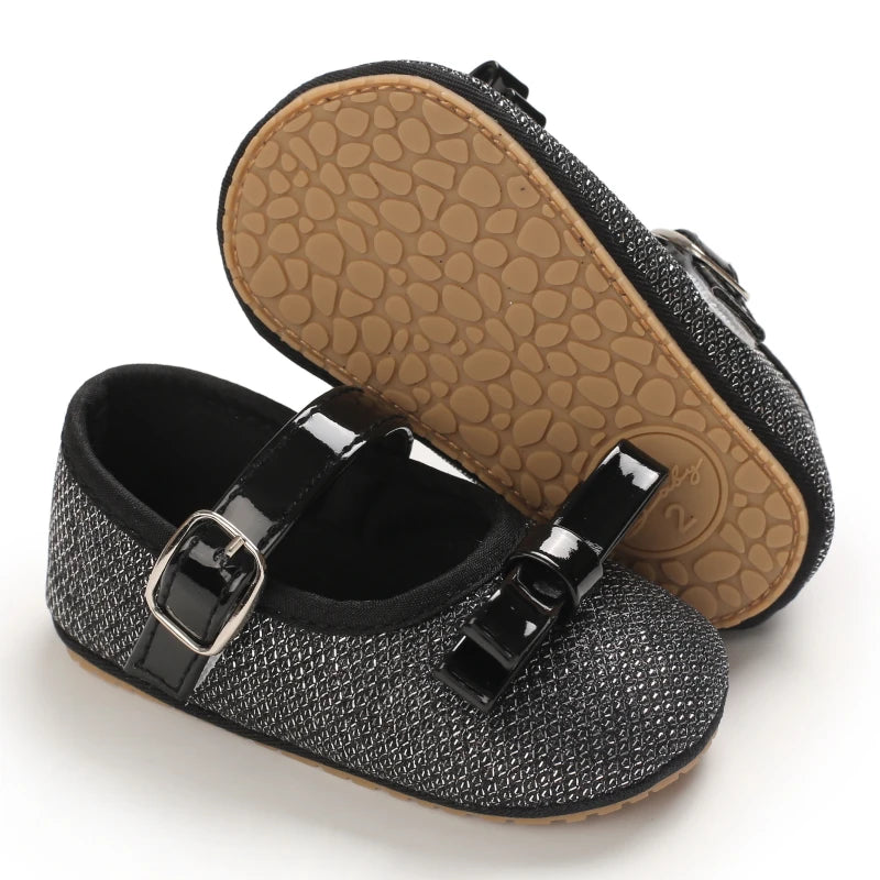 0-1 year old baby shoes bow princess walking shoes baby shoes