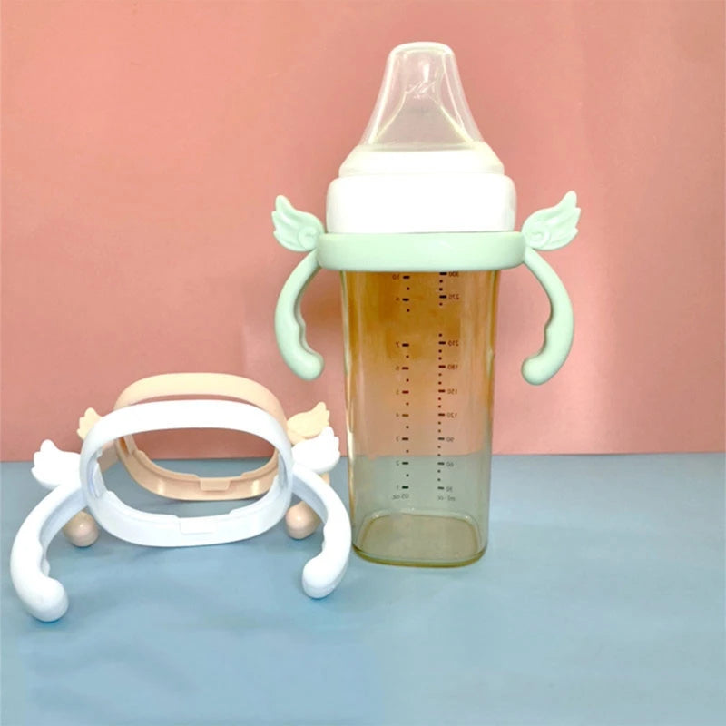 Newborn Bottle Grip Handle Infants Milk Bottle Hand Shank for hegen Baby Feeding Bottle Dropshipping