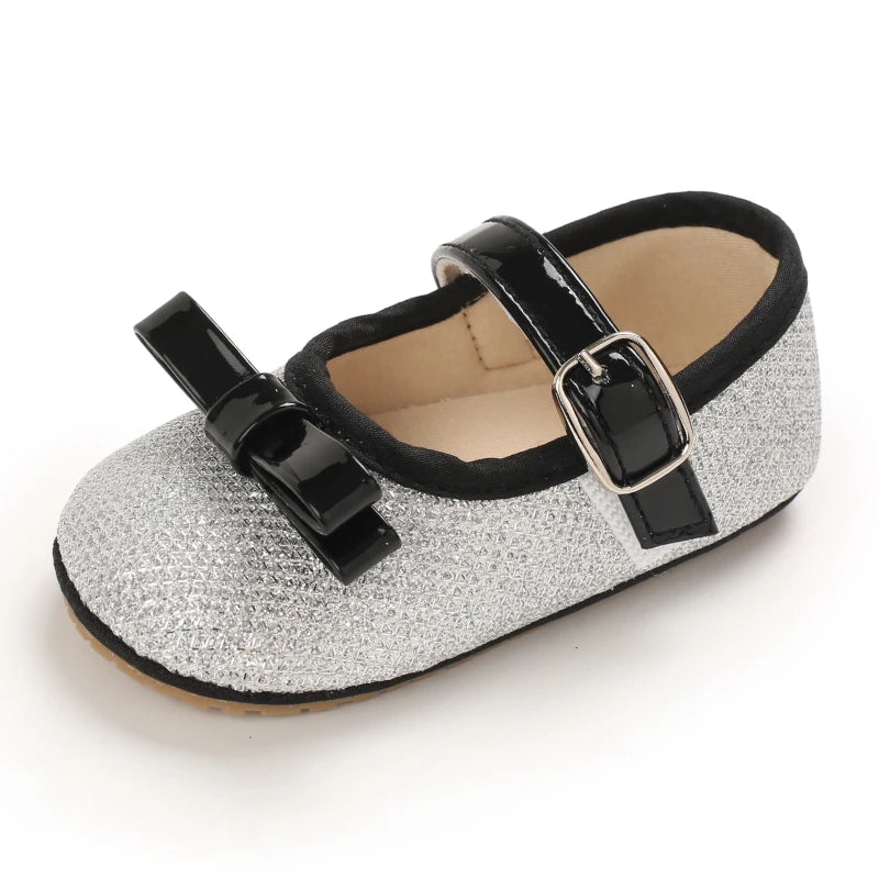 0-1 year old baby shoes bow princess walking shoes baby shoes
