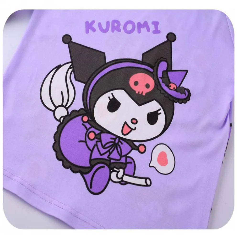 New Pajamas Boys Girls Pajamas Stitch Clothing Sets Kids Long Sleeve +Pant 2 Pieces Children Home Clothing Girl Nightgown Pjs