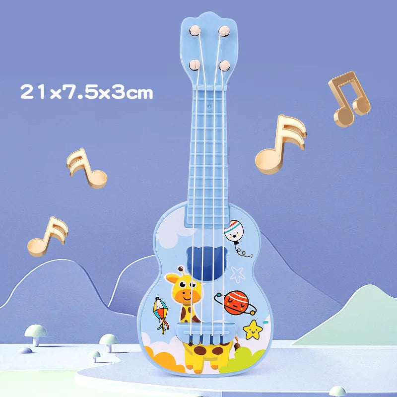 Children Can Play Ukulele Toy Guitar Can Play Beginner Simulation Instrument Enlightenment Educational Instrument Music Toy