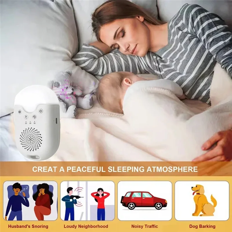 Classy-Noise Sleep Machine Baby Sleep Instrument Elderly/Adult Anxiety Insomnia Bedside Audio Player Sleep