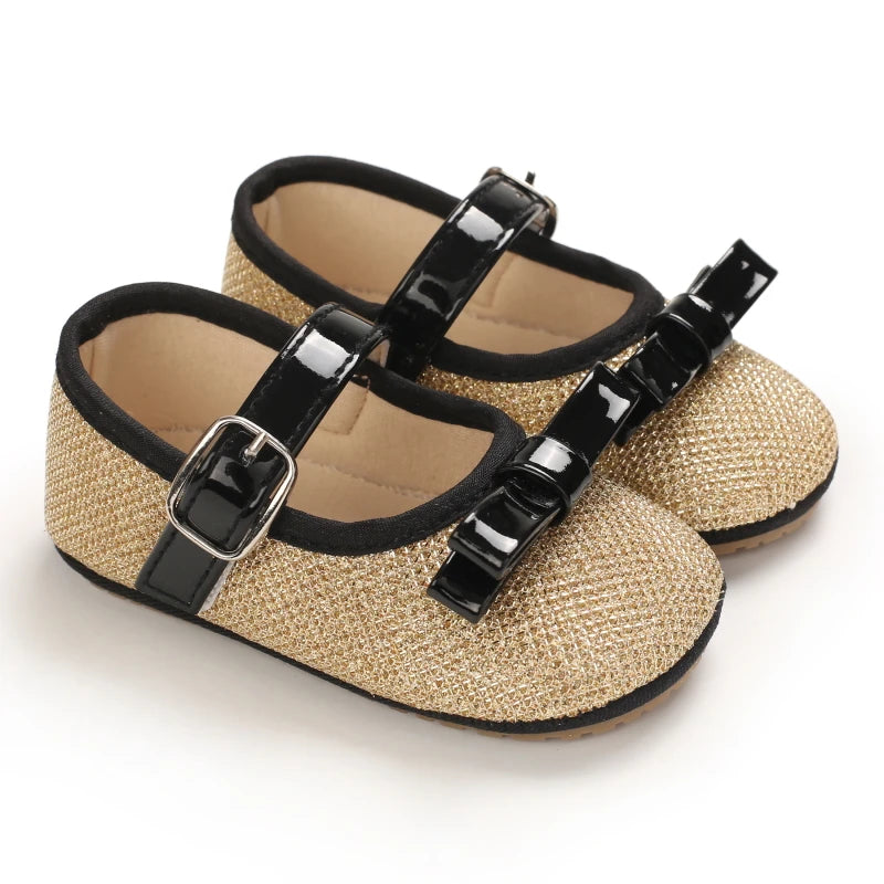 0-1 year old baby shoes bow princess walking shoes baby shoes