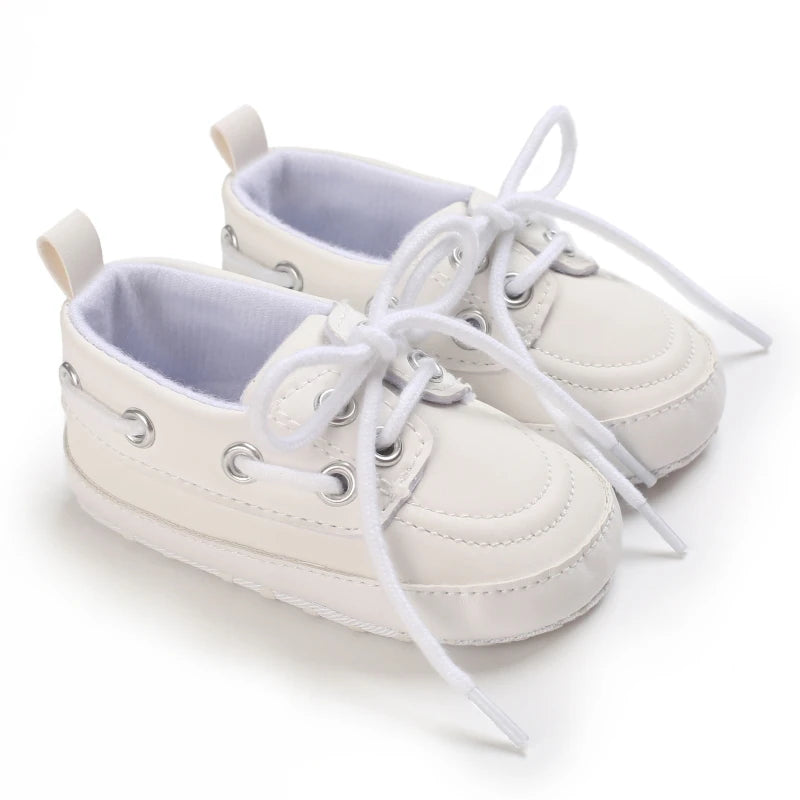 White Baby Shoes Casual Shoes For Boys And Girls Soft Bottom Shoes Sneakers For Fresh Comfort Fashion First Walkers
