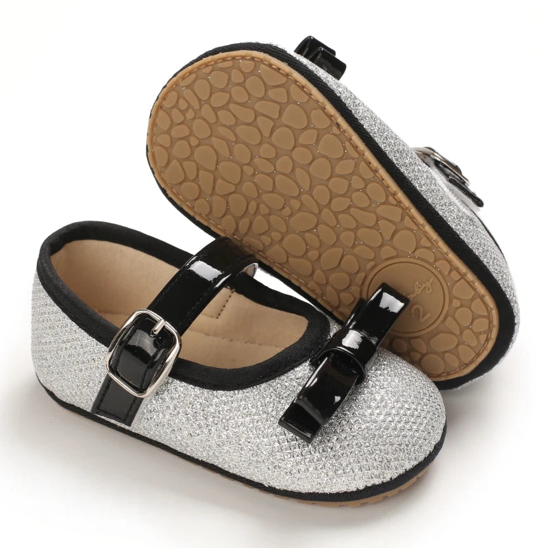 0-1 year old baby shoes bow princess walking shoes baby shoes