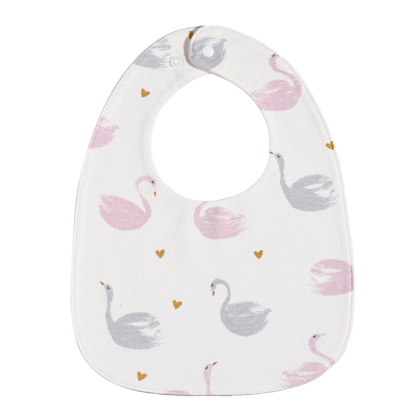 INSULAR Baby Bibs Newborn Cotton Soft Saliva Towel Infant Feeding Cloth Muslin Stuff Printing Pinny Waterproof U-shaped 3 Layers