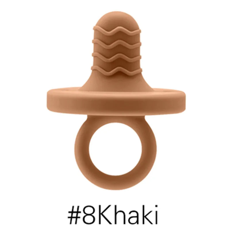 Baby Silicone Pacifier Soft BPA Free Soother Infant Dummy Nipple Newborn Baby Teether Toy Teething Nursing Pacifier Chain Pendan