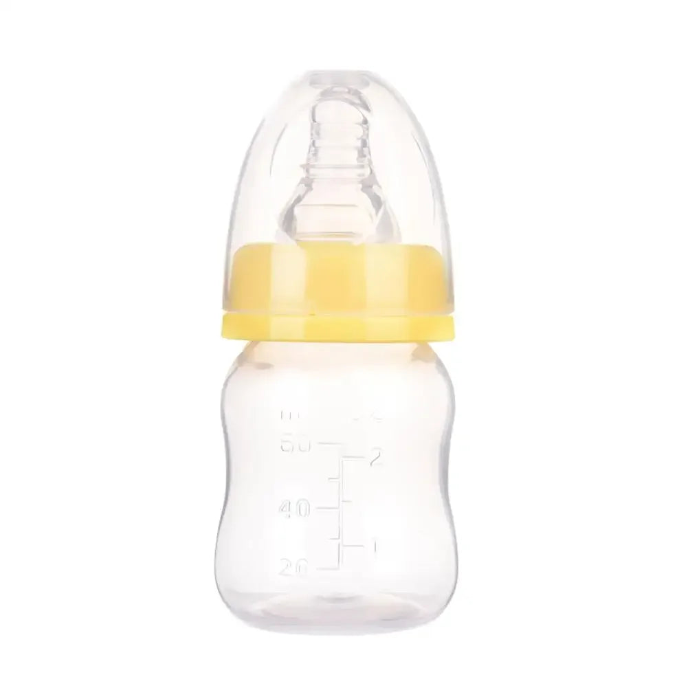 Natural Mini Nursing Bottle Standard Caliber For Newborn Baby Drinking Water Feeding Milk Fruit Juice