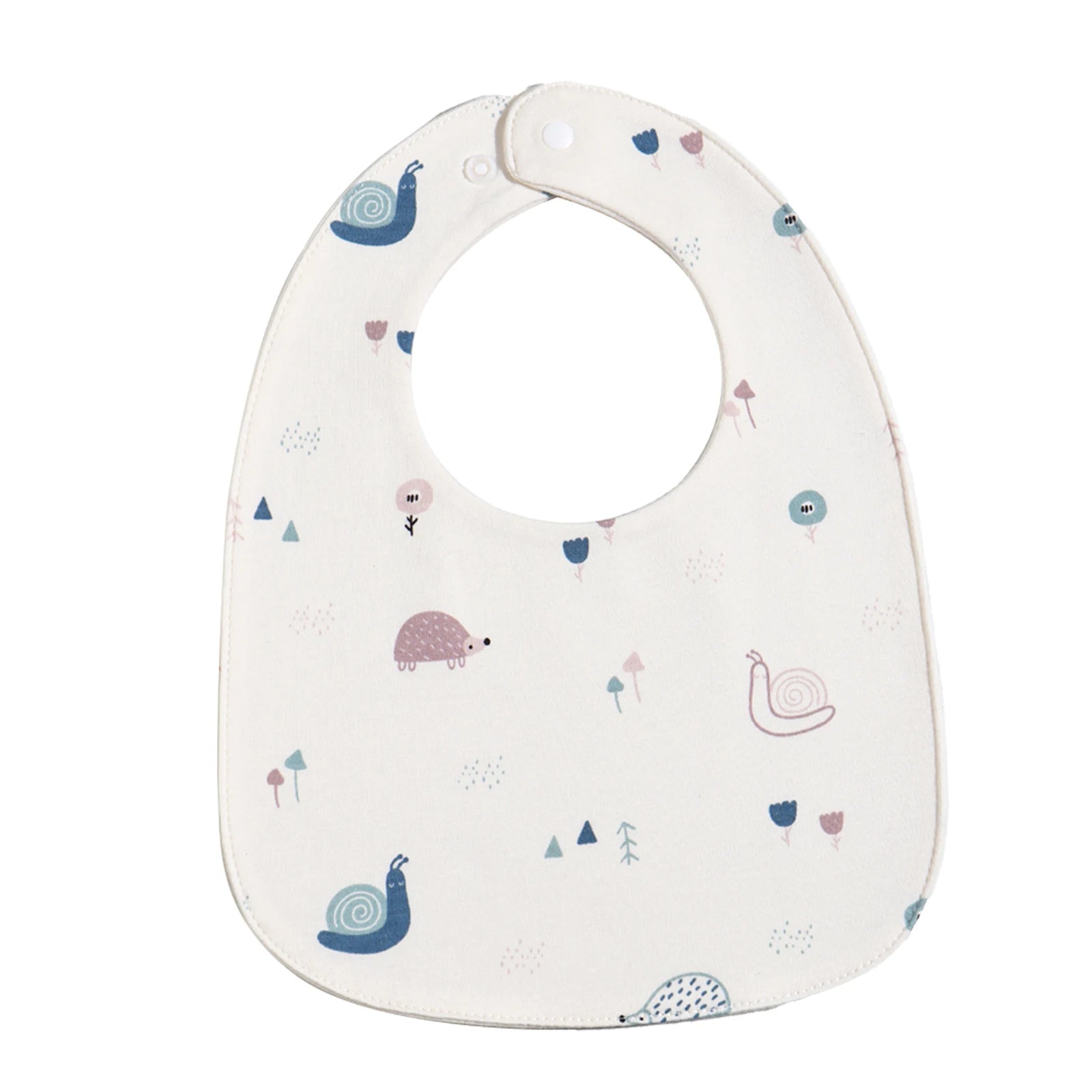 INSULAR Baby Bibs Newborn Cotton Soft Saliva Towel Infant Feeding Cloth Muslin Stuff Printing Pinny Waterproof U-shaped 3 Layers