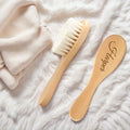 1 Personalized Baby Hairbrush Shower Gift Custom Engraved Baby Brush a Keepsake for Newborns The Perfect Present for New Mothers