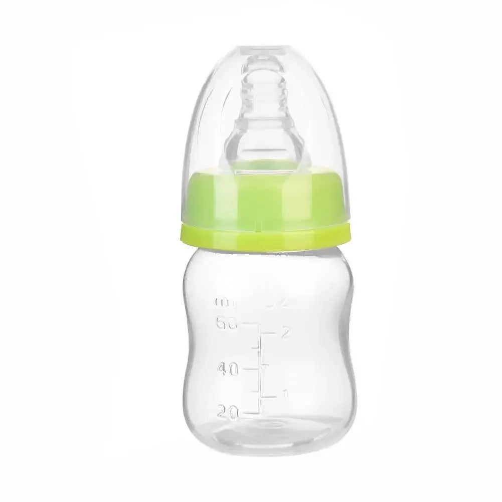 Natural Mini Nursing Bottle Standard Caliber For Newborn Baby Drinking Water Feeding Milk Fruit Juice