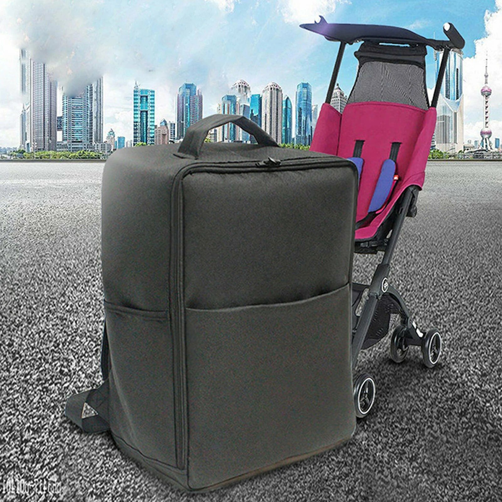 Universal Baby Stroller Organizer Stylish Functional Diaper Organizer for Pockit 2S Pockit 3 Pockit 3S