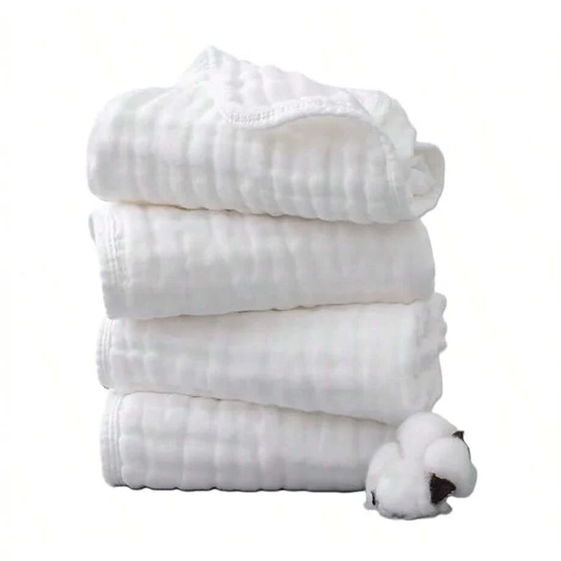 1/3/6pack Baby Burping Cloth 25*50cm Large Extra Soft and Absorbent Muslin Burp Cloths 100% Cotton Washcloths For Baby