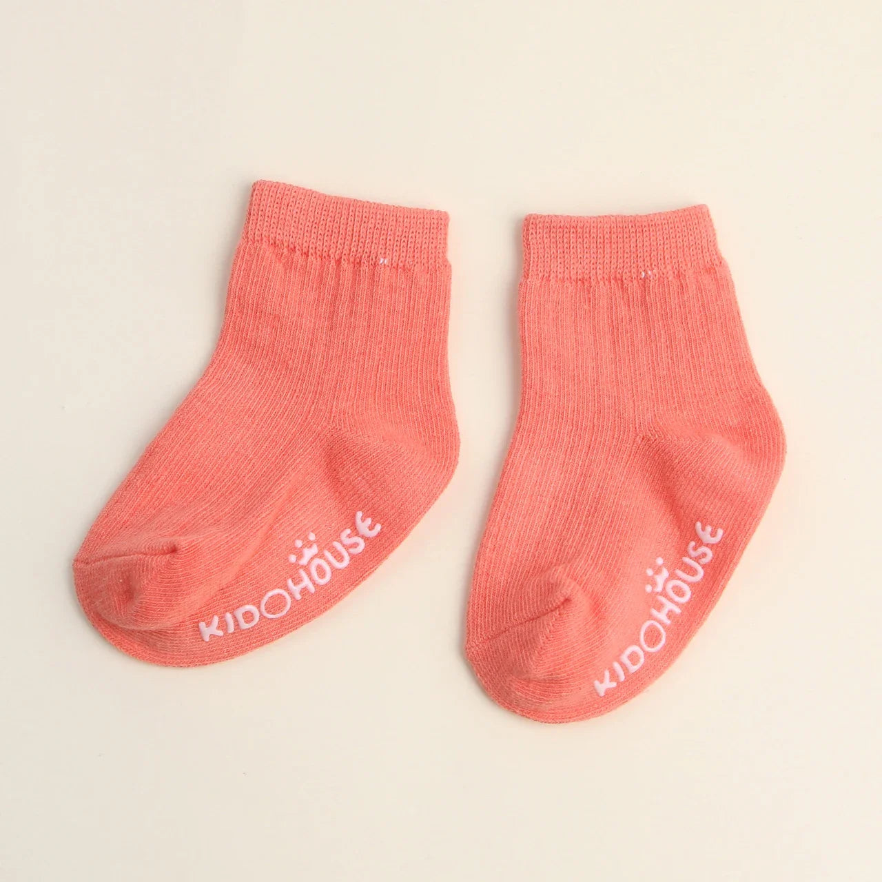 Baby Anti-Slip Socks Spring New Solid Color Newborn Soft Cotton Middle Tube Socks Toddler Kids Indoor Casual Floor Socks